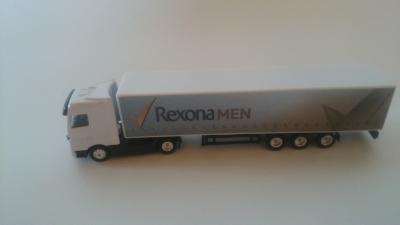 Modelleisenbahn H0 Rexona MEN  Truck mit Auflieger